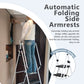 White four-step ladder, light folding four-step stool, wide anti-skid pedal and safety handle, strong steel ladder, multi-purpose ladder, applicable to family, kitchen, office elevator Livingsource