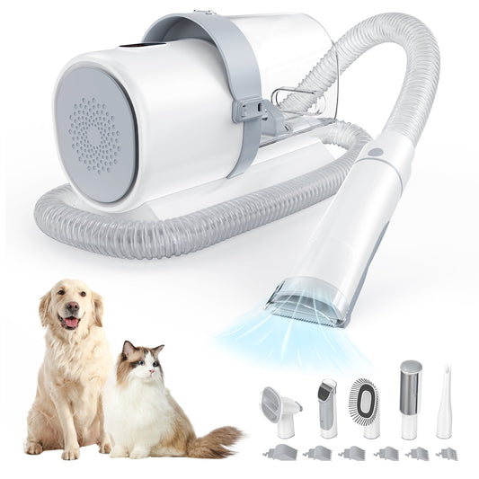 Professional Dog Grooming Clippers with 2.5L Cup, 3 Suction Modes, Cordless Clippers, 5 Groomer Tools, Low Noise Pet Hair Trimmer for SolidRoot Buy Furniture USA
