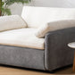[Video]50*43" Oversized Chenille Single Sofa Chair,Wide and Deep Seat Accent Chair,Modern Upholstered Comfy Armchair,Color Blocking Couch Lounge with Pillows for Living Room,Apartment,Bedroom,3 Colors Livingsource