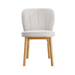 1 PC Wooden Frame Upholstered Shell Dining Chair,Modern Armless Chairs Comfor Kitchen Chairs for Living Room,Restaurant Livingsource
