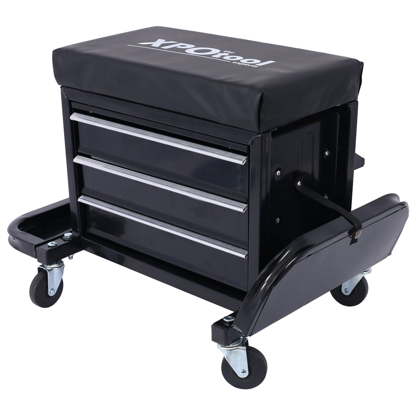 350-Pound Capacity Garage Glider Rolling Tool Chest Seat