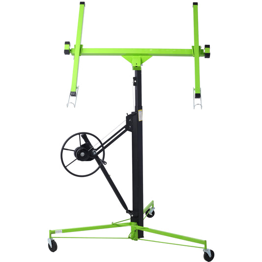 Drywall Lift Panel 11' Lift Drywall Panel Hoist Jack Lifter,GREEN+BLACK SolidRoot Buy Furniture USA