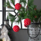 D3.9" Christmas Ball Ornaments, Decorative Hanging Ball Christmas Tree Ornaments for Holiday Party Decorations, Set of 6 - SolidRoot Buy Furniture USA