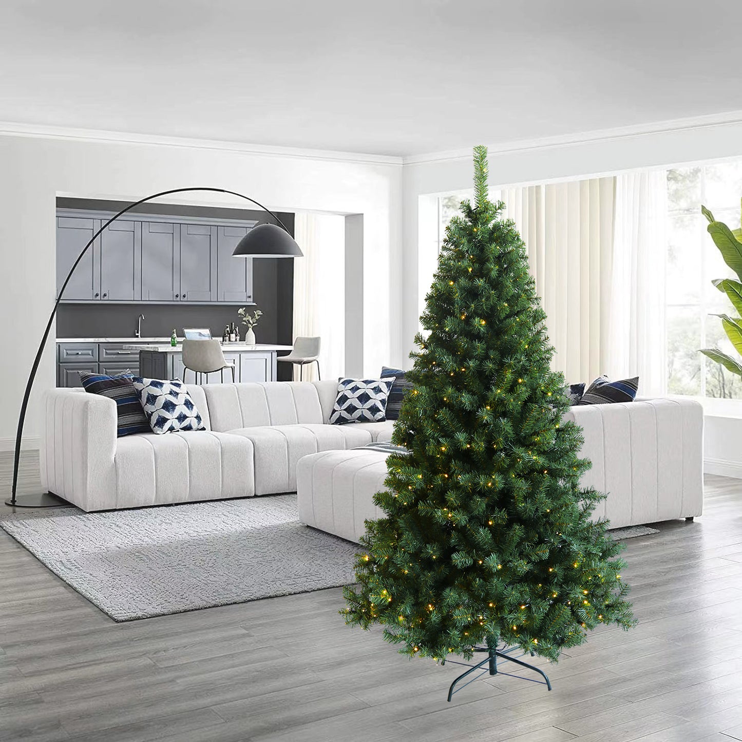 https://admin.shopify.com/store/livingsource-3f97/products?query=TREEPre-lit Christmas Tree 6ft Artificial Hinged Xmas Tree with  Foldable Stand