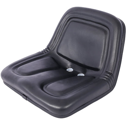 Deluxe Mower Tractor Seat Compatible with John Deere, Kubota, Allis-Chalmers, Bobcat, Case-IH, Ford New Holland, White, Oliver, Mpl, Moline, Massey Ferguson High Back ,with slide (Black) Livingsource