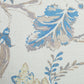 Springfield Upholstered Ottoman, Beige&Blue Livingsource