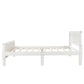 Wood Platform Bed Twin Bed Frame Mattress Foundation Sleigh Bed with Headboard/Footboard/Wood Slat Support - SolidRoot Buy Furniture USA