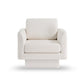 360° Modern Swivel Accent Chair,30" W Teddy Sherpa Round Armchair,Thick Padded Single Lounge Sofa,Upholstered Comfy Barrel Chair,Reading Club Chair for Living Room,Nursery,Bedroom,4 Colors Livingsource
