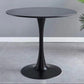 Modern Round Dining Table, ∅31.5'' Kitchen Dining Room Furniture, Coffee Table, Leisure Table, Living Room Table, Black, Christmas Gifts, Christmas Selections Livingsource