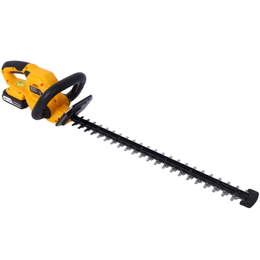 20V Cordless Hedge Trimmer, 22 Inch Steel Blade, Reduced Vibration, Battery and Charger Included Livingsource