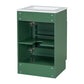 20" Bathroom Vanity with Sink, Vanity Cabinet with Door Shelf and Adjustable Shelf, Green Livingsource