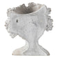 Cement Bust Wall Planter - Indoor Outdoor Home Garden Decor, 8" x 4" x 9" - SolidRoot Buy Furniture USA