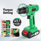 OEM Customizable 20V Cordless Impact Drill Electric Screwdriver with Drop Shipping Local US Warehouse Supported Power Drills SolidRoot Buy Furniture USA