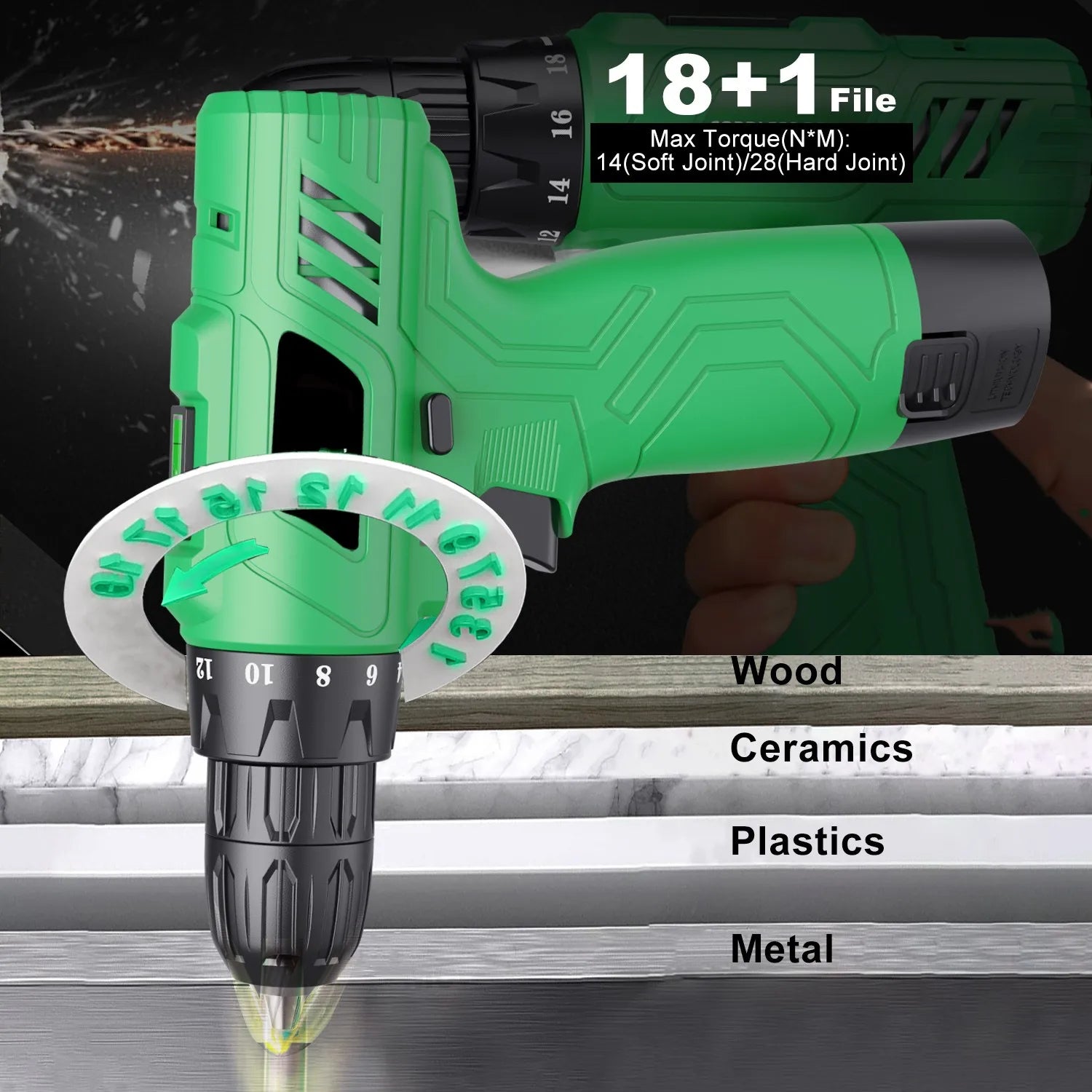 12V Li-ion Cordless Drill Set with Single Speed Keyless Chuck & Brushed Motor Electric Power Tools for DIY US Local Warehouse SolidRoot Buy Furniture USA