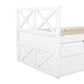 Multi-Functional Daybed with Drawers and Trundle, White - SolidRoot Buy Furniture USA