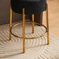 24" Tall, Round Bar Stools, Set of 2 - Contemporary upholstered dining stools for kitchens, coffee shops and bar stores - Includes sturdy hardware support legs Livingsource