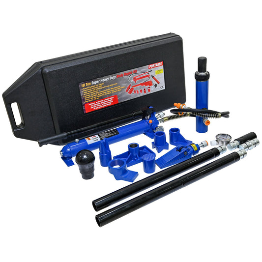 10 Tons of Portable Hydraulic Equipment Components-BLACK+BLUE SolidRoot Buy Furniture USA