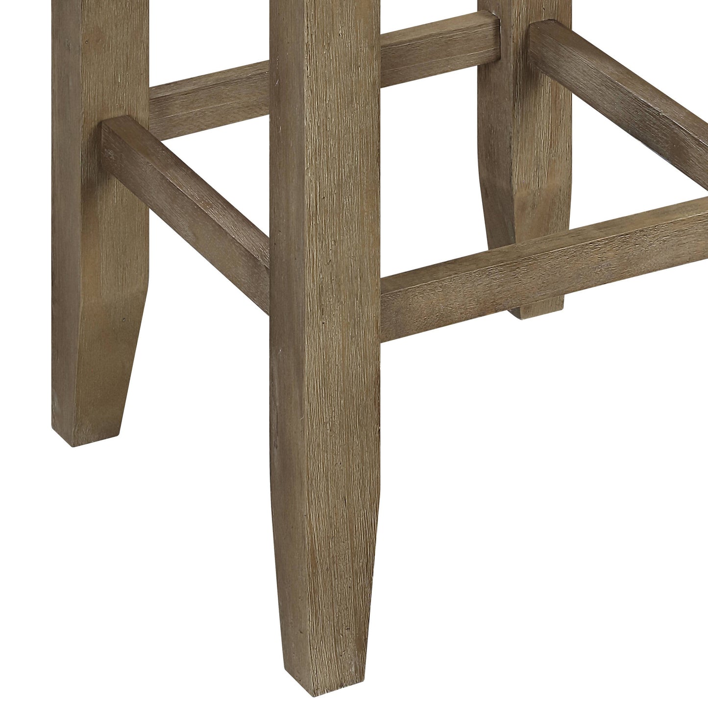 Grey and Oak Counter Height Stools (Set of 2)