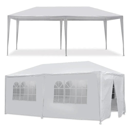 10x20' Outdoor Garden Gazebo Wedding Party Tent Canopy Marquee with 6 Removable  Sidewalls SolidRoot Buy Furniture USA