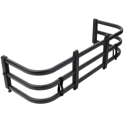 Truck Bed Extender, Aluminum Retractable Tailgate Extender,53.33'-67.75' Adjustable Length,Black SolidRoot Buy Furniture USA