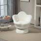 The 360-degree spinning armchair is designed for your leisure and comfort. The sturdy and wide base, Irony and metal turntable can achieve smooth and easy rotation. Sitting on it, you will fall Livingsource