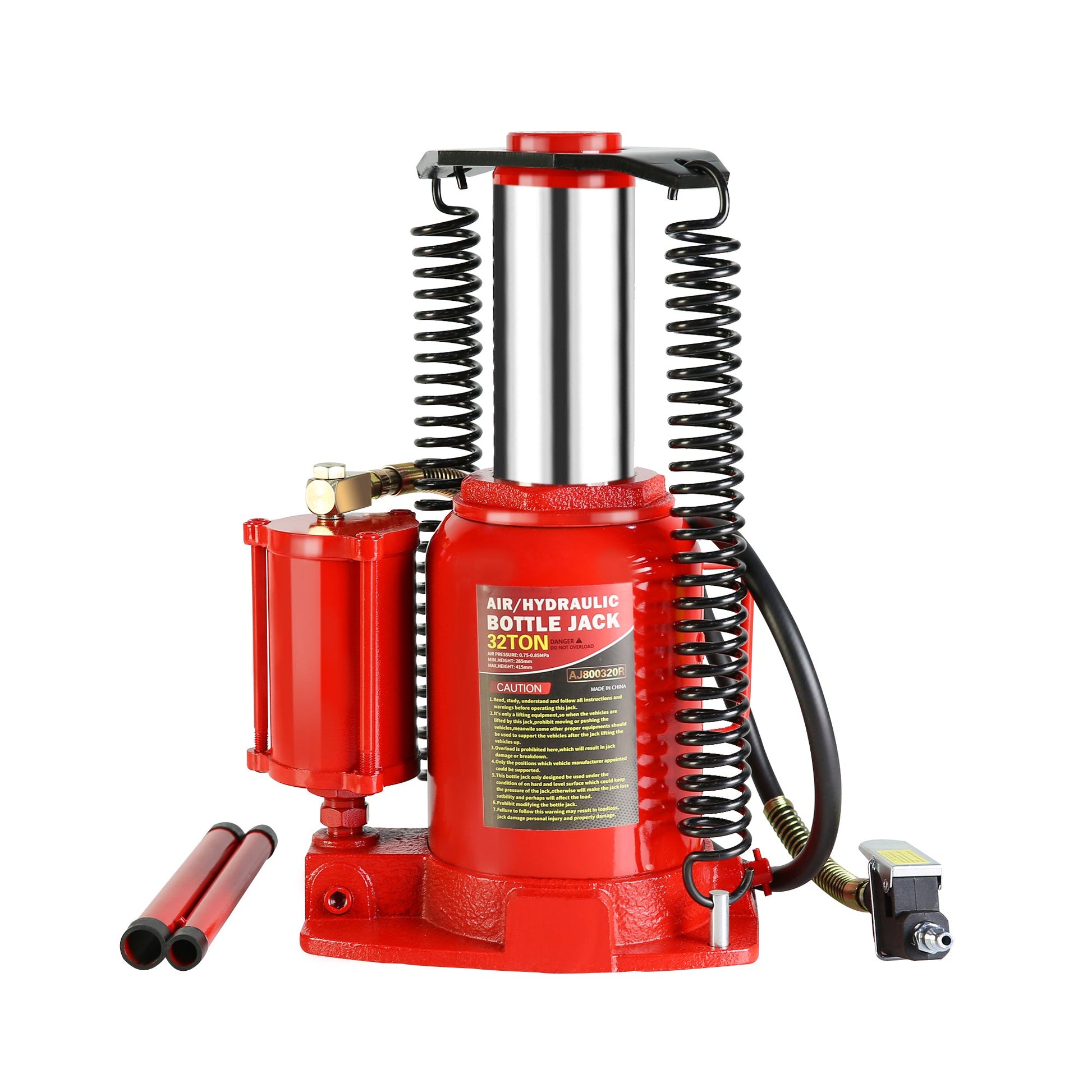 32-Ton Hydraulic Bottle Jack Air-Operated Bottle Jack Lift Portable Low Profile Manual Jack Air Jack with Handle SolidRoot Buy Furniture USA