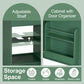 20" Bathroom Vanity with Sink, Vanity Cabinet with Door Shelf and Adjustable Shelf, Green Livingsource