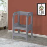 Child Standing Tower, Step Stools for Kids, Toddler Step Stool for Kitchen Counter,Gray Livingsource