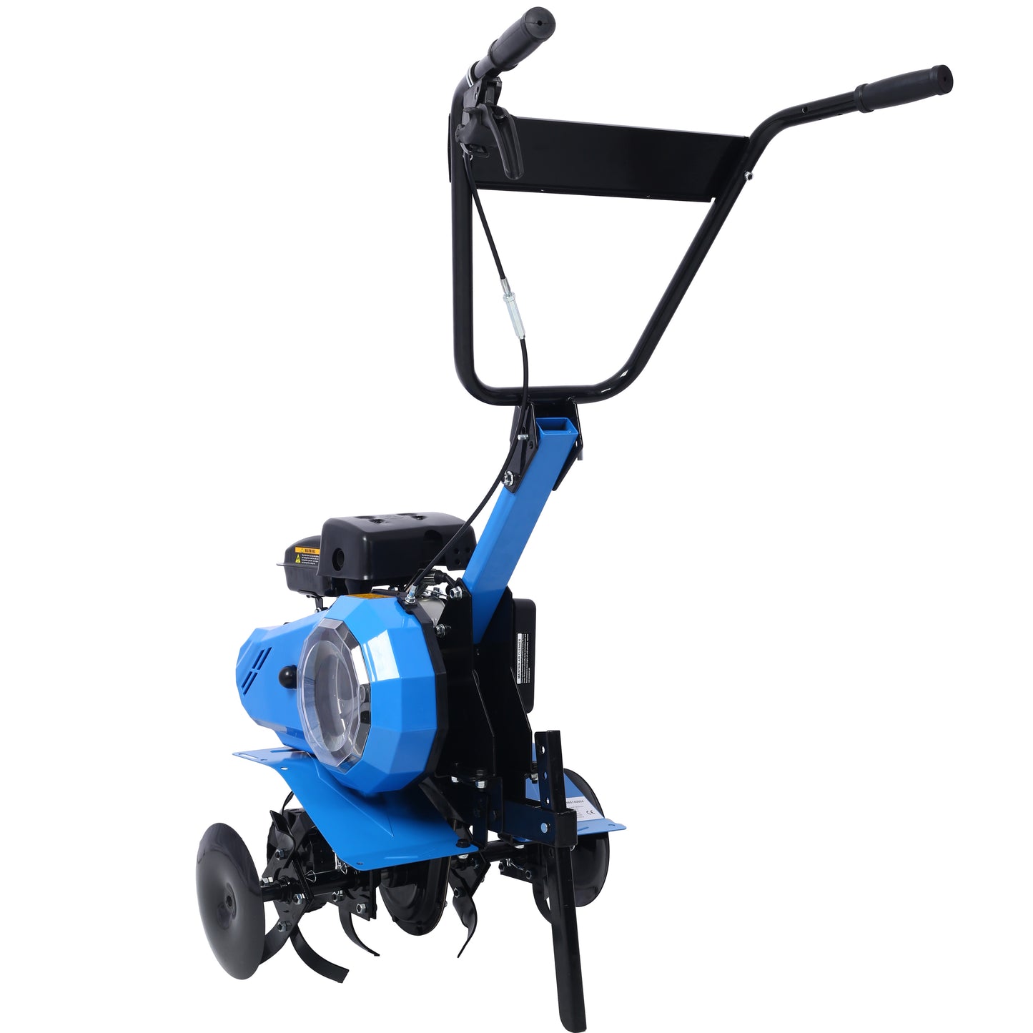 Gas-Powered 4-Cycle 2-in-1 Tiller and Cultivator,78.5cc with Handle 18IN TILL WIDTH,EPA complaint