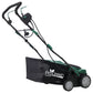 Garden Scarifier, 2-in-1 16INCH Dethatcher Scarifier,15 Amp Electric Lawn Dethatcher,Removable Collection Bag extra large 58QT Livingsource