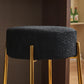 24" Tall, Round Bar Stools, Set of 2 - Contemporary upholstered dining stools for kitchens, coffee shops and bar stores - Includes sturdy hardware support legs Livingsource