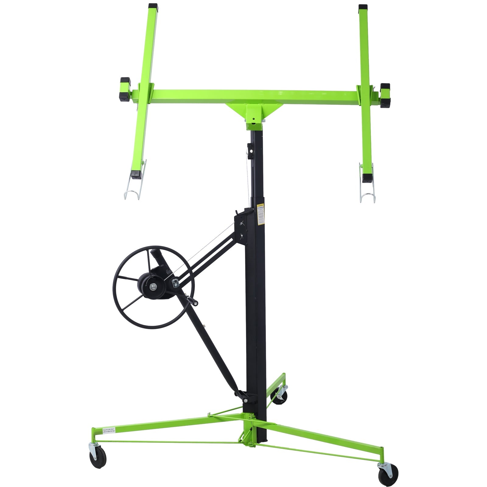 Drywall Lift Panel Hoist – 11' Lift, Green & Black SolidRoot Buy Furniture USA