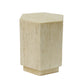 MGO Hexagonal Archaistic Side Table Livingsource