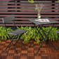 Acacia Wood Interlocking Deck Tiles Checker Pattern, 10PCS 12" x 12" Square Brown Acacia Hardwood Outdoor Flooring for Patio, Bancony, Pool Side,... - SolidRoot Buy Furniture USA