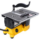 4" 90W Mini Table Saw Top Cut Off Miter Saw Multifunctional Desktop Saws w/ 3 Blades for Precision Cut Metal Wood Frame Molding Livingsource