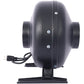 4-Inch 203 CFM Inline Duct Fan: Air Circulation Vent Blower for Hydroponics, Basements, and Kitchens Livingsource