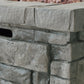 30" Outdoor Square MgO Propane Fire Pit - 40,000 BTU, Grey - SolidRoot Buy Furniture USA