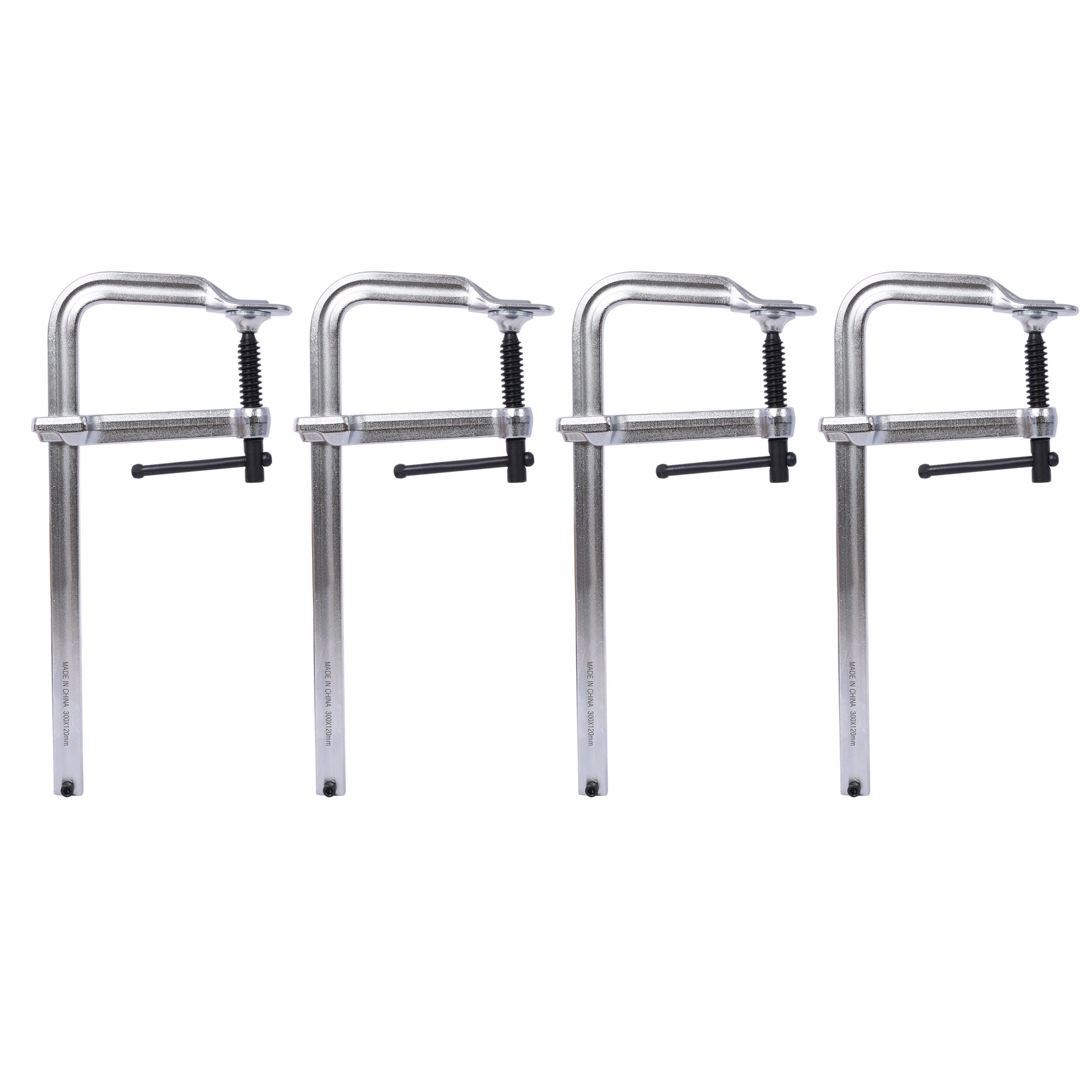 Bar Clamps Set, Drop Forged Steel Bar Clamps, Steel F Clamps for Welding, Woodworking, Metal working, DIY and Crafts,12 inch x 4-3/4 inch Throat,Pack of 4 SolidRoot Buy Furniture USA