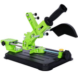 Universal Angle Grinder Stand,Grinder HOlder Sliding Handle bracket,Upgraded Cast Iron Base ,Cutting Angle Adjustable for 100 and 125 Angle Grinder Livingsource