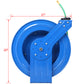 Welding Hose Reel Retractable 1/4 Inch x 100 Foot Twin Oxygen Acetylene Rubber Hoses STD Duty Max 200PSI Heavy Duty Industrial Single Arm Construction - SolidRoot Buy Furniture USA
