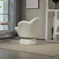 The 360-degree spinning armchair is designed for your leisure and comfort. The sturdy and wide base, Irony and metal turntable can achieve smooth and easy rotation. Sitting on it, you will fall Livingsource