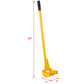 Pallet Buster Tool in Yellow with 43in Long Handle – Deck Wrecker Pallet Tool Pry Bar, Deck Board Removal Tool Livingsource