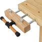 55-Inch Wood Workbench - Wooden Workbench for Garage Workshop and Home,with Bar Clamps Set 12 inch x 3inch Throat,Pack of 4 Livingsource