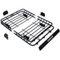 Rooftop Cargo Carrier Basket Motoring Roof Rack,Top Mount Roof Rack 42" black steel - SolidRoot Buy Furniture USA