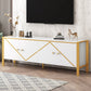 U-Can 70.9''Modern Minimalist TV Stand for TVs up to 75 Inches, Entertainment Center Media Console Cabinet with 2 Spacious Cabinets for Living room Livingsource