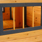 Wooden Large Dog House Outdoor Double XL Dog Kennel with Elevated Floor and Porch, Weatherproof Puppy Shelter for Small and Medium Breed Dogs, Natural Livingsource