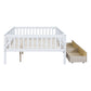 Full Size Daybed Wood Bed with Two Drawers , White - SolidRoot Buy Furniture USA