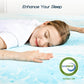 Memory Foam Cooling Gel Swirl Infused Bed Topper for Back Pain,2 Inches,Queen Livingsource