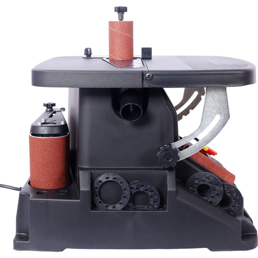 Vertical Oscillating Spindle Sander & Belt Sander, 2 IN 1 Combination Woodworking Machine Livingsource