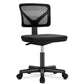 Sweetcrispy Armless Desk Chair Small Home Office Chair with Lumbar Support Livingsource